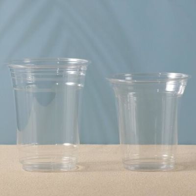 カスタムロゴ プラスチック製 PETカップ 温度 0~100°C 軽量 冷たい飲み物容器