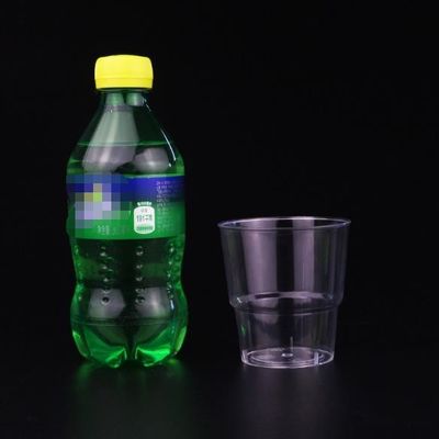 FDA 180ML okrągłe plastikowe kubki certyfikowane przez SGS dla soku i wody w partii