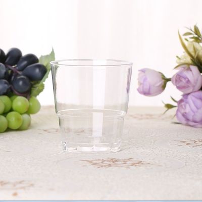 FDA 180ML okrągłe plastikowe kubki certyfikowane przez SGS dla soku i wody w partii