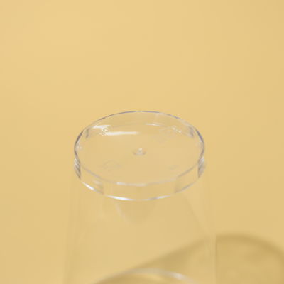 11.5g Ξαναχρησιμοποιήσιμα πλαστικά στρογγυλά φλιτζάνια PS με προσαρμοσμένο λογότυπο για χυμούς και ποτά