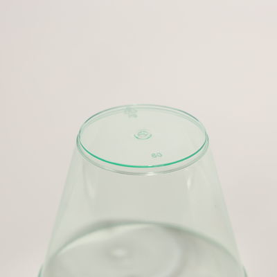 カスタム ロゴ プリント 結晶 透明 汁と水のための使い捨てのPSプラスチックカップ