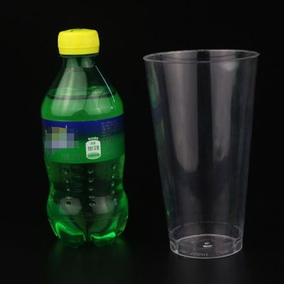 丸い透明なPS 14OZ 熱い冷たい飲み物のための使い捨てプラスチックカップ