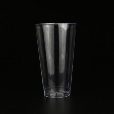 Crystal Clear PS Plastic Cups Tumbler dùng một lần với màu sắc tùy chỉnh cho nước trái cây