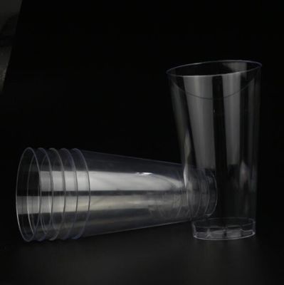 Crystal Clear PS Plastic Cups Tumbler dùng một lần với màu sắc tùy chỉnh cho nước trái cây