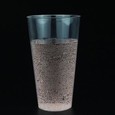 Duidelijke op maat gedrukte PS-plasticbekers met PS-materiaal voor warme en koude dranken