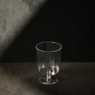 Gobelets de vin jetables en plastique transparents de 210 ml certifiés FDA pour le vin