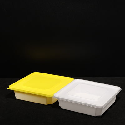 BPAフリー PPランチボックス 520ml スナップオン 蓋 プラスチック食品包装ボックス サンドイッチ