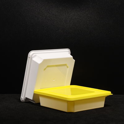漏れ防止 使い捨て 弁当箱 / パーソナライズ 食品 包装 箱 PP 硬い プラスチック 素材