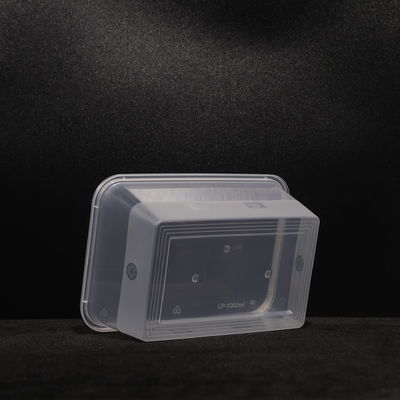 Boîte à repas en PP jetable sans BPA pour les aliments chauds et froids à l'extérieur