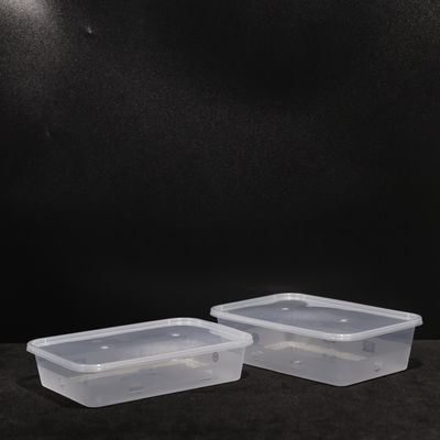 Boîte à repas en PP jetable sans BPA pour les aliments chauds et froids à l'extérieur