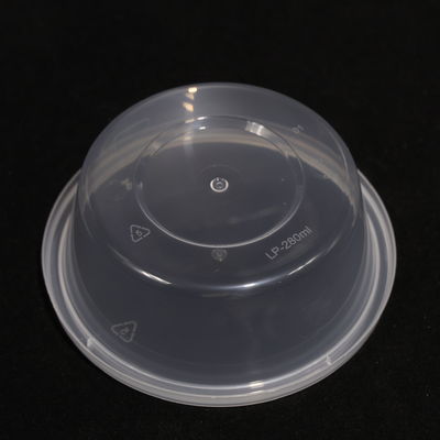 환경 친화적 220ml 겹쳐질 수 있는 맞춤형 색상 PP 둥근 점심 상자