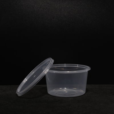 400ml Vòng Snap nắp một lần dùng hộp PP thực phẩm bữa trưa cho trái cây và rau quả