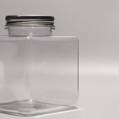 botol plastik persegi PET 500ml khusus untuk minuman dingin dengan tutup