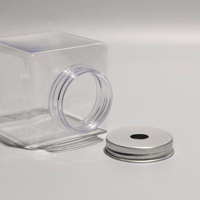 Customized Logo Square 500ml PET Plastic Beverage Bottle