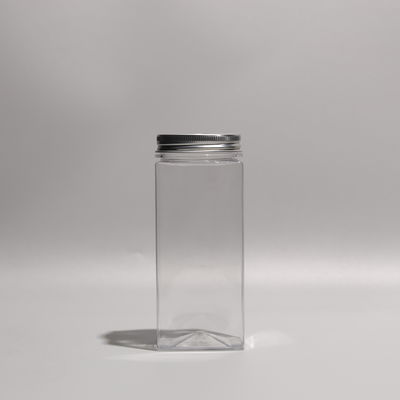 Botella PET de plástico transparente de 500 ml con tapa de aluminio botellas de jugo de plástico