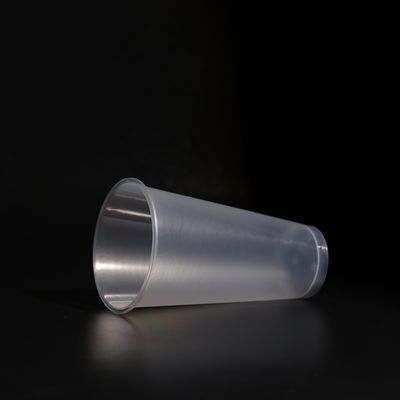 17oz PP plastikowy kubek z logo i pokrywką do soku na wynos