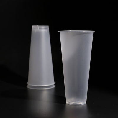 BPA Free Plastic PP Cup For Takeaway Juice Drinking Cup z dostosowanym logo