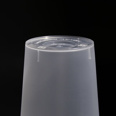 24OZ Cốc PP nhựa với nắp trong logo tùy chỉnh cho nước trái cây và đồ uống