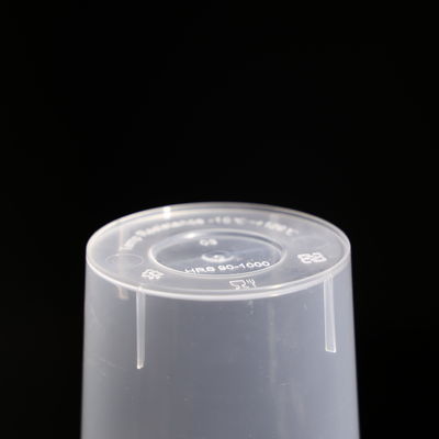 Ekologiczne plastikowe kubki do herbaty PP Boba 1000 ml z płaską / kopułą