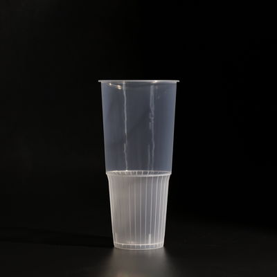 Plastik-PP-Tasse für Boba-Tee-Kuppel-Deckel für Takeaway-Saft, kaltes Getränk