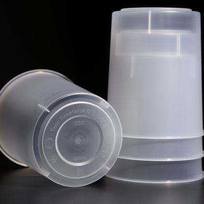 Coupe en PP écologique ronde transparente en plastique 700 ml Coupe en PP jetable certifiée FDA