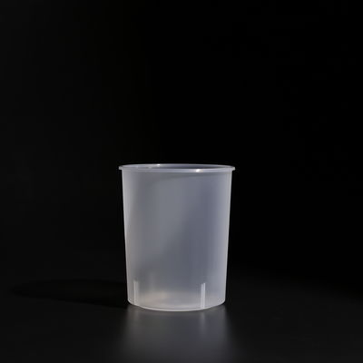 Coupe en PP écologique ronde transparente en plastique 700 ml Coupe en PP jetable certifiée FDA