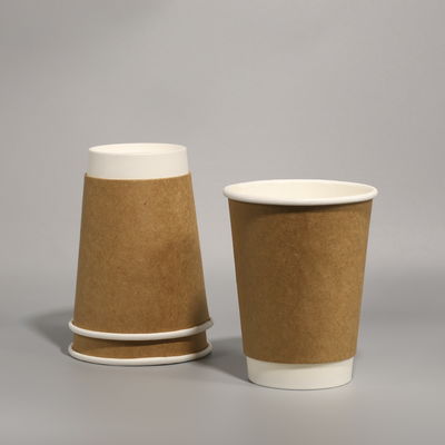 Customized Cup Paper Bulat Untuk Minuman Panas Dan Kopi Dengan 1 - 7 Warna Pencetakan
