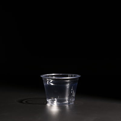 ODM/OEM Tazas PET de plástico transparente con tapas y pajitas para bebidas frías
