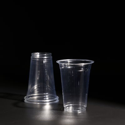 Copo de PET de plástico ecológico de 10 oz personalizado com logotipo