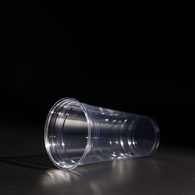 16 oz Jasne jednorazowe kubki na napoje / jednorazowe plastikowe kubki PET na zimne napoje