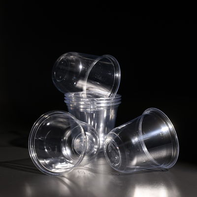 300 ml heldere plastic PET-beker voor afhaalverpakkingen
