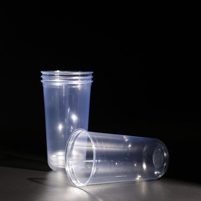 24oz helder plastic PET U-vormige plastic bekers stapelbare bekers voor koude dranken