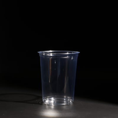 Gobelets en plastique PET transparents et sans BPA Gobelets à boire en plastique PET jetables avec couvercle