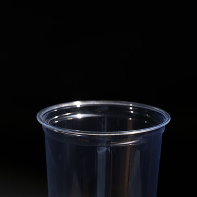 Gobelets en plastique PET transparents et sans BPA Gobelets à boire en plastique PET jetables avec couvercle