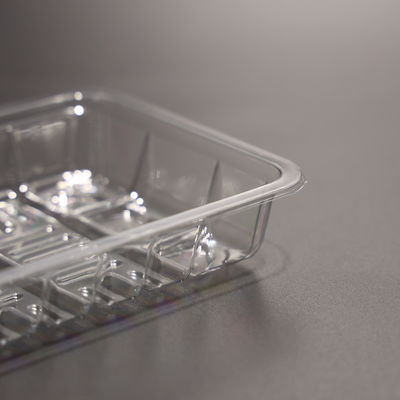 FAD-gecertificeerde PET-eenmalige plastic voedselplaat voor veilige voedselverpakking