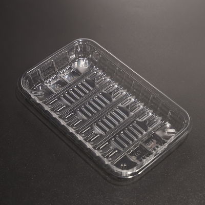 7-calowy plastikowy, przyjazny dla środowiska, plastikowy, PET talerz z żywnością do wywozu