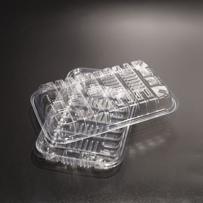 7-calowy plastikowy, przyjazny dla środowiska, plastikowy, PET talerz z żywnością do wywozu