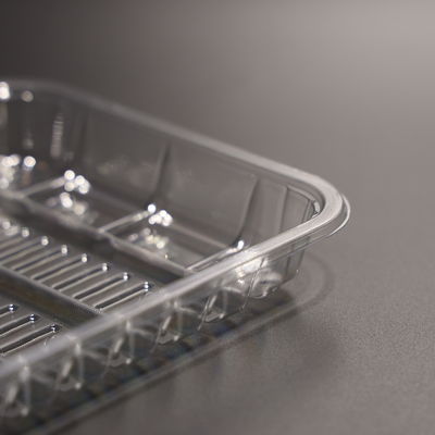 Einweg-Plastik-PET-Platte zum Mitnehmen Bequemer Lebensmittelbehälter