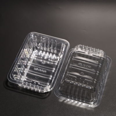 Tavolo alimentare rettangolare monouso in plastica PET personalizzato