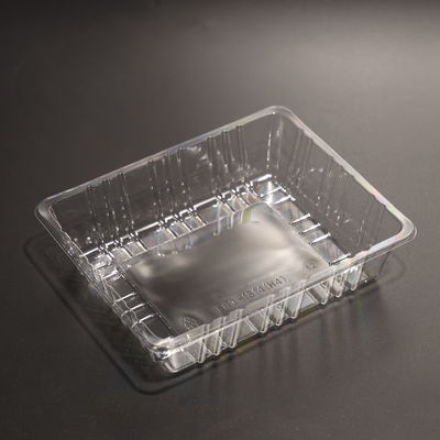 Taça de alimentos em plástico livre de BPA empilhável Taça descartável eco-friendly PET com tampa de vedação