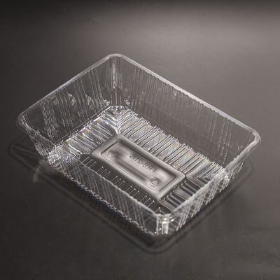 Wegwerpbare rechthoekige plastic voedselbak milieuvriendelijk voor bakkerij
