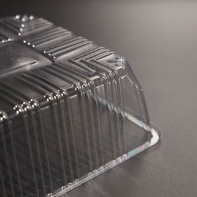 Wegwerpbare rechthoekige plastic voedselbak milieuvriendelijk voor bakkerij