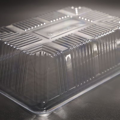 パーソナライズ可能な透明なPET食品グレードのプラスチックトレイ