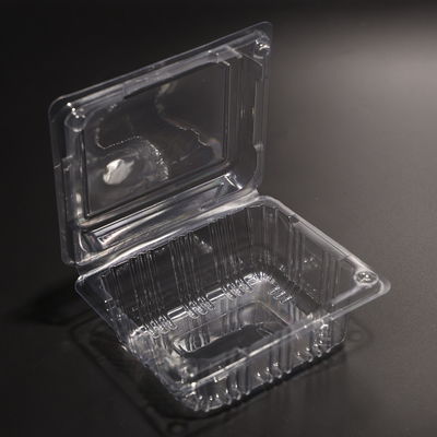 Contenedores de alimentos PET transparentes e personalizáveis para frutas frescas