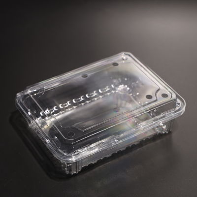 FAD-gecertificeerde voedselcontainer van helder kunststof