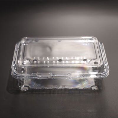 Contenitori per la conservazione degli alimenti in plastica PET trasparente con coperchio