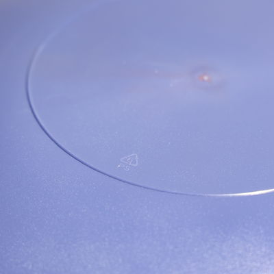 Gepersonaliseerd logo gedrukt BPA-vrij ronde plastic voedselbak