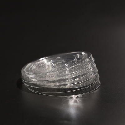 Couvercle de tasse en plastique rond Couvercle en plastique flexible et imperméable