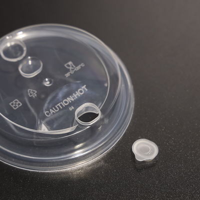 漏れ防止プラスチックPPカップとPETカップ蓋 BPA無料 飲みやすさ 使い捨てカップ蓋