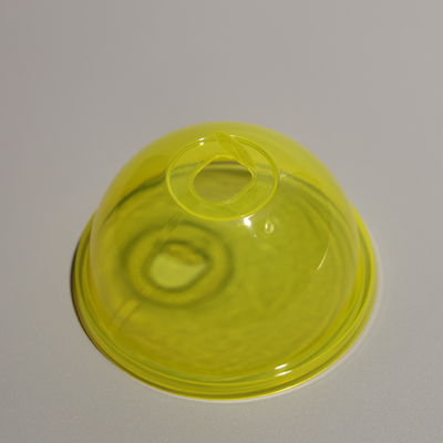 Taza de plástico transparente redonda libre de BPA tapa de cúpula para taza de Boba